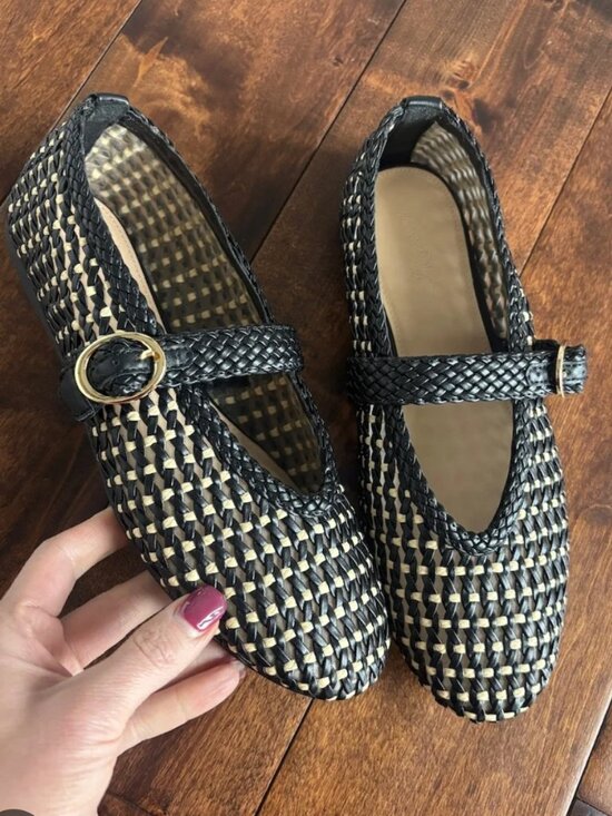 Universal Thread Shoes - Woven Ballet Flats